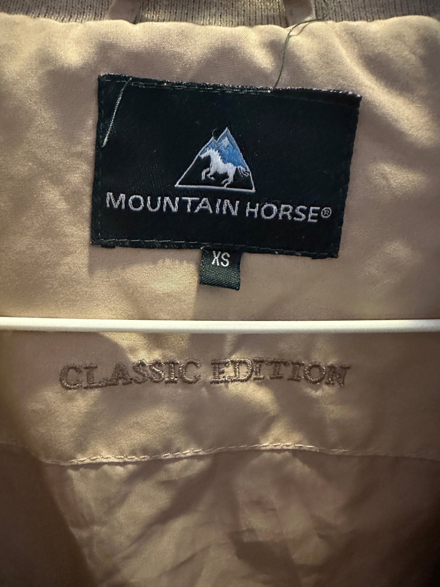 Tunnfodrad Jacka/ väst | XS | Mountain Horse - Jackor & Kappor - Equi ReUse Sweden AB