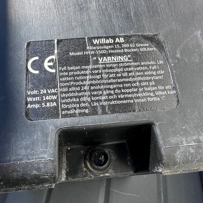 Värmebalja 60 L | Willab - Värmebalja - Equi ReUse Sweden AB