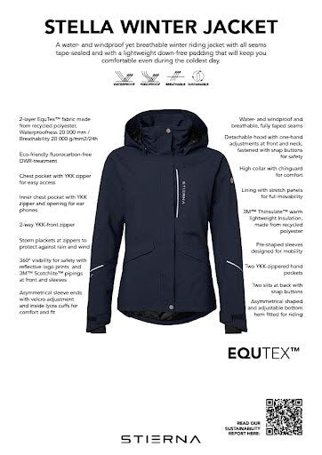 Vinterjacka | Stierna Stella - Equi ReUse Sweden AB