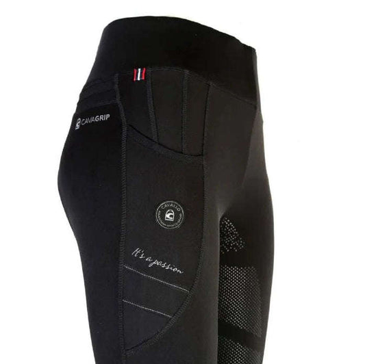 Vinterleggings | 34-42 | Cavallo Lin Grip | Svart - Equi ReUse Sweden AB