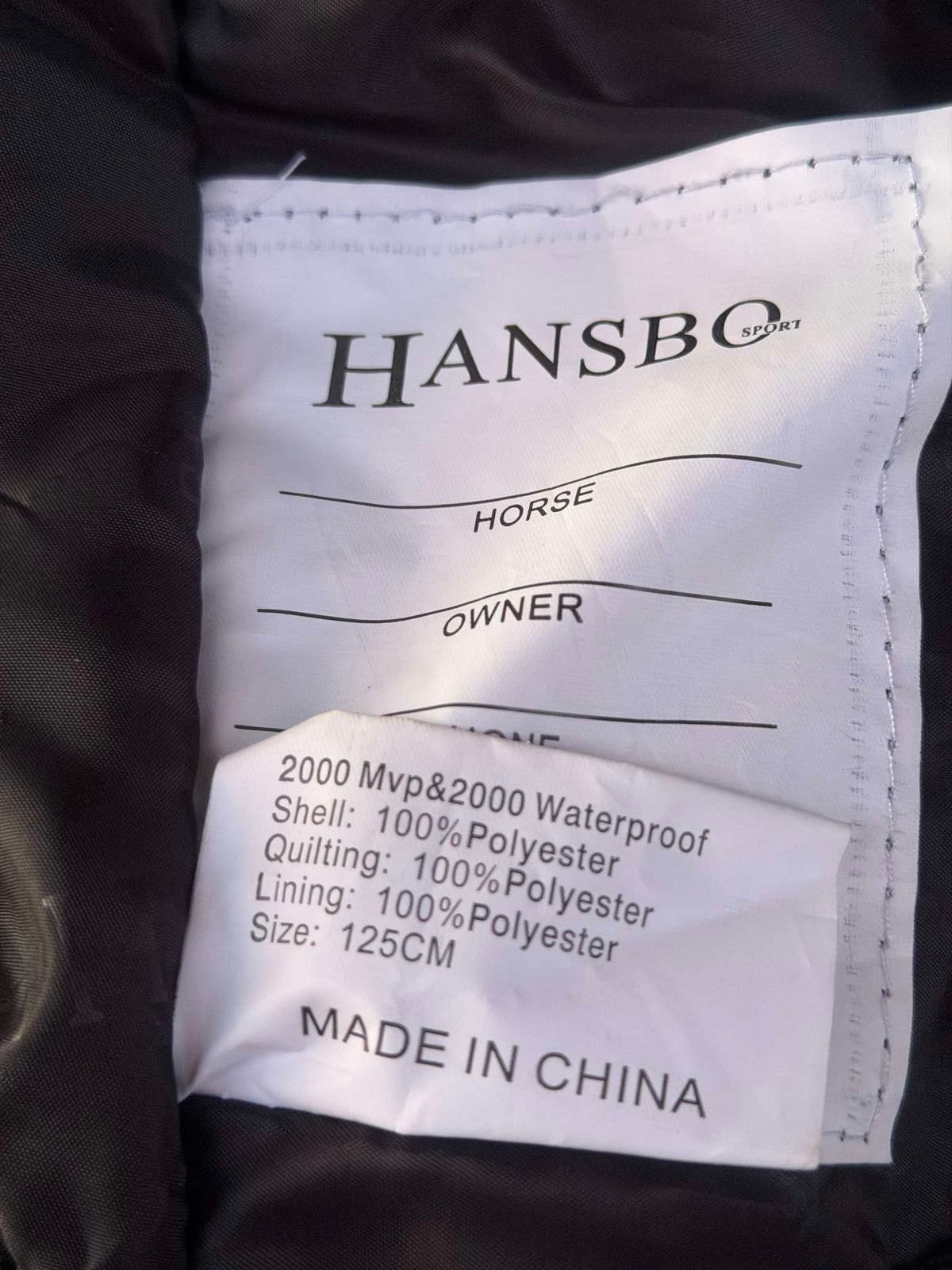 Vintertäcke 300g | 125 | Hansbo Event Plus
